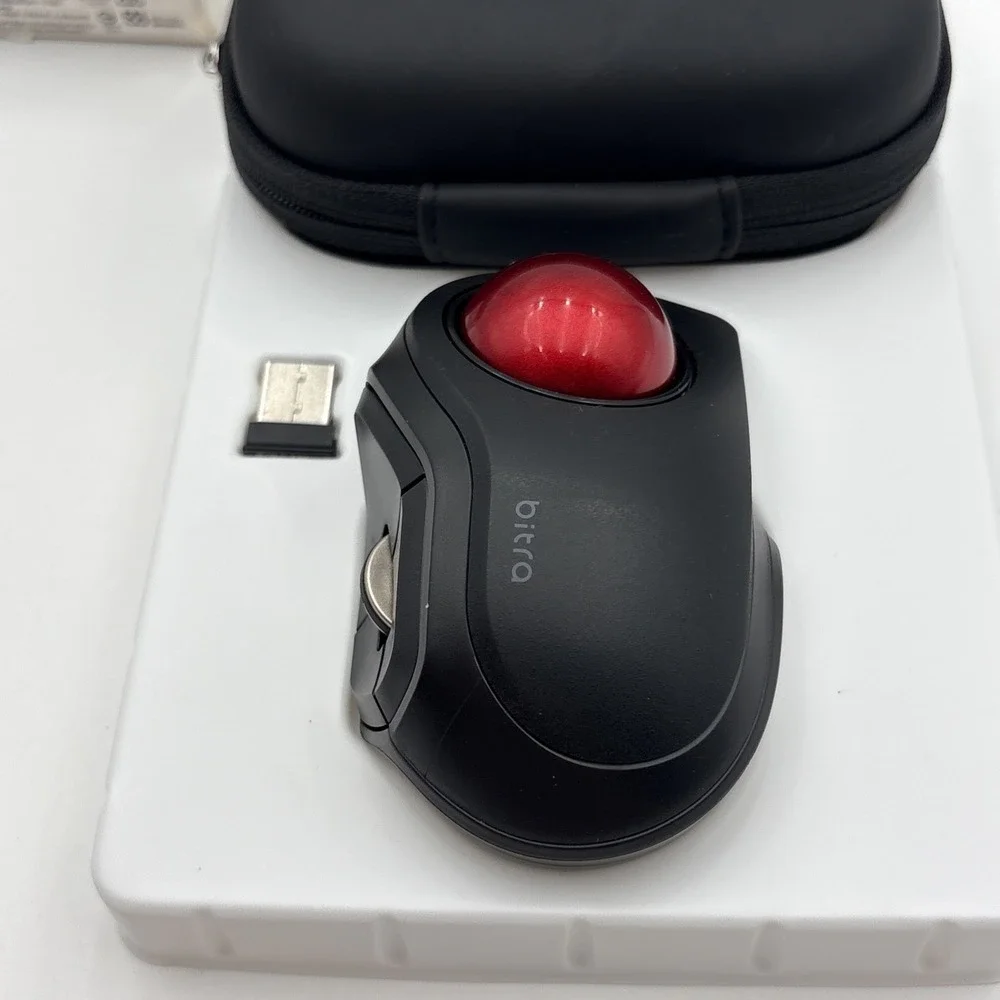 ELECOM Wireless Trackball Mouse M-MT2DRSBK S size 5-Button JP